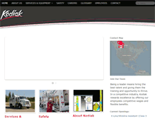 Tablet Screenshot of kodiakservices.ca